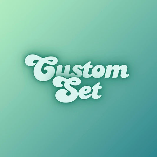 Custom press on nail set