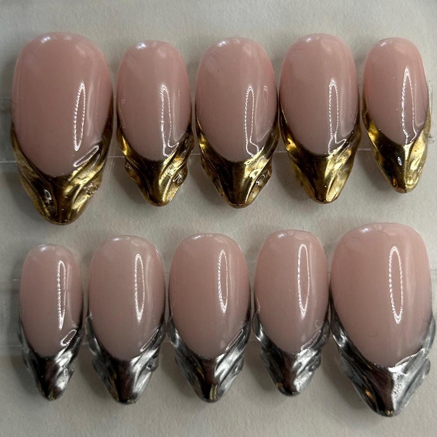 Heavy Metal Frenchie | your choice gold, silver or both
